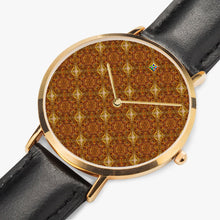 Load image into Gallery viewer, Ultra-Thin Leather Strap Quartz Watch (Rose Gold) - GOLDS MATRIX
