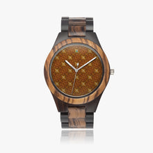 Load image into Gallery viewer, Indian Ebony Wooden Watch - GOLDS MATRIX
