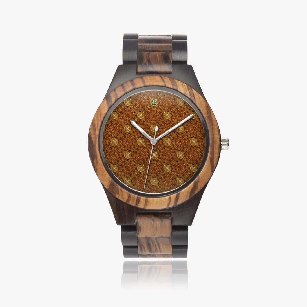 Indian Ebony Wooden Watch - GOLDS MATRIX