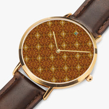 Load image into Gallery viewer, Ultra-Thin Leather Strap Quartz Watch (Rose Gold) - GOLDS MATRIX
