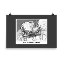 Load image into Gallery viewer, Poster - FLYING PIGS
