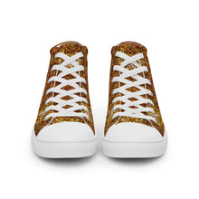 Load image into Gallery viewer, Men’s high top canvas shoes - GOLDS
