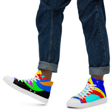 Load image into Gallery viewer, Men’s high top canvas shoes- SQS3-S1 - SHIP
