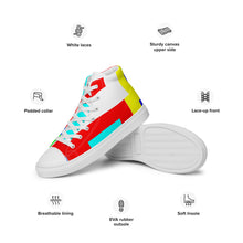Load image into Gallery viewer, Men’s high top canvas shoes- SQ11-S1 - HOUSE
