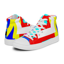 Load image into Gallery viewer, Men’s high top canvas shoes- SQ12-V1 - SMOKE
