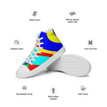 Load image into Gallery viewer, Men’s high top canvas shoes- SQ16-V1
