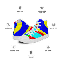 Load image into Gallery viewer, Men’s high top canvas shoes- SQ16-V1
