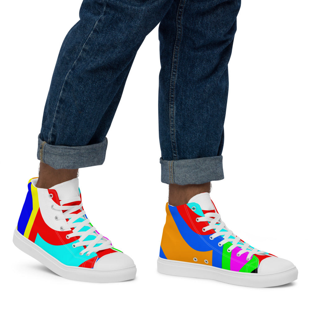 Men’s high top canvas shoes - SQA5-S1 - WIND
