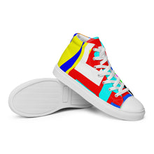 Load image into Gallery viewer, Men’s high top canvas shoes- SQ14-V1 - FLAMES
