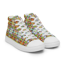 Load image into Gallery viewer, Men’s high top canvas shoes - CITY LIGHTS
