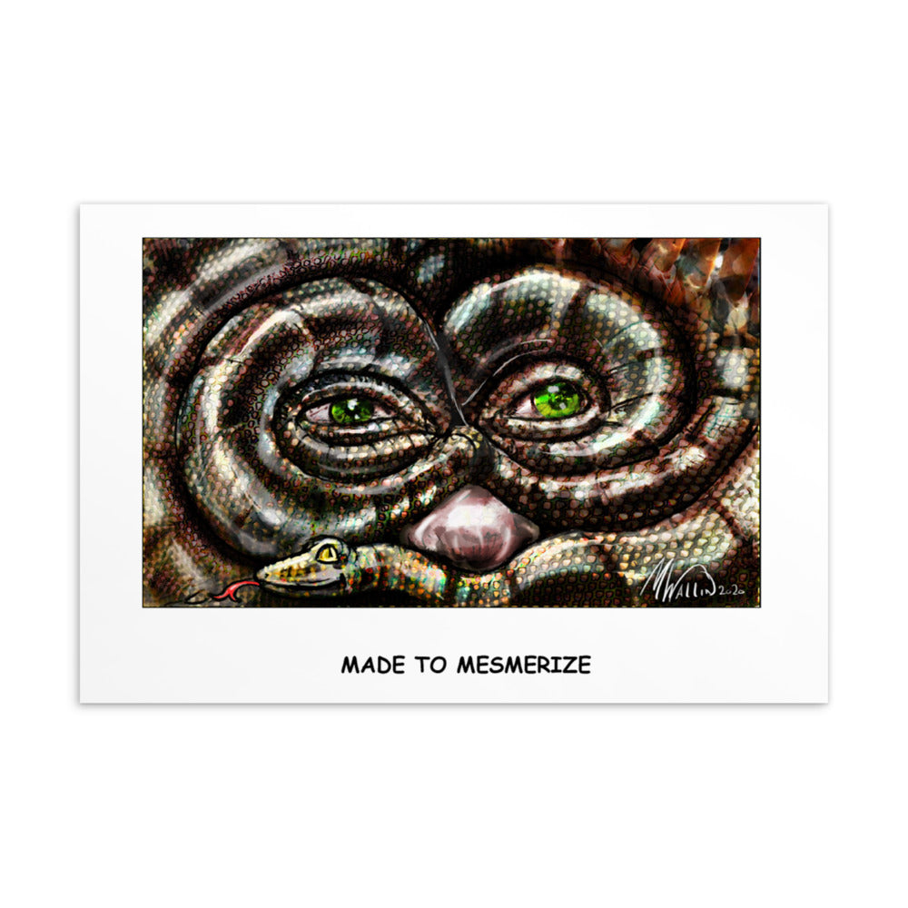 Standard Postcard - MADE TO MESMERIZE