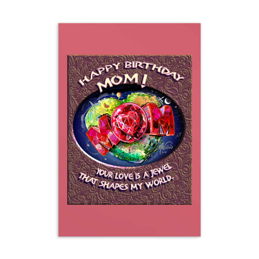 Standard Postcard - HAPPY BIRTHDAY MOM