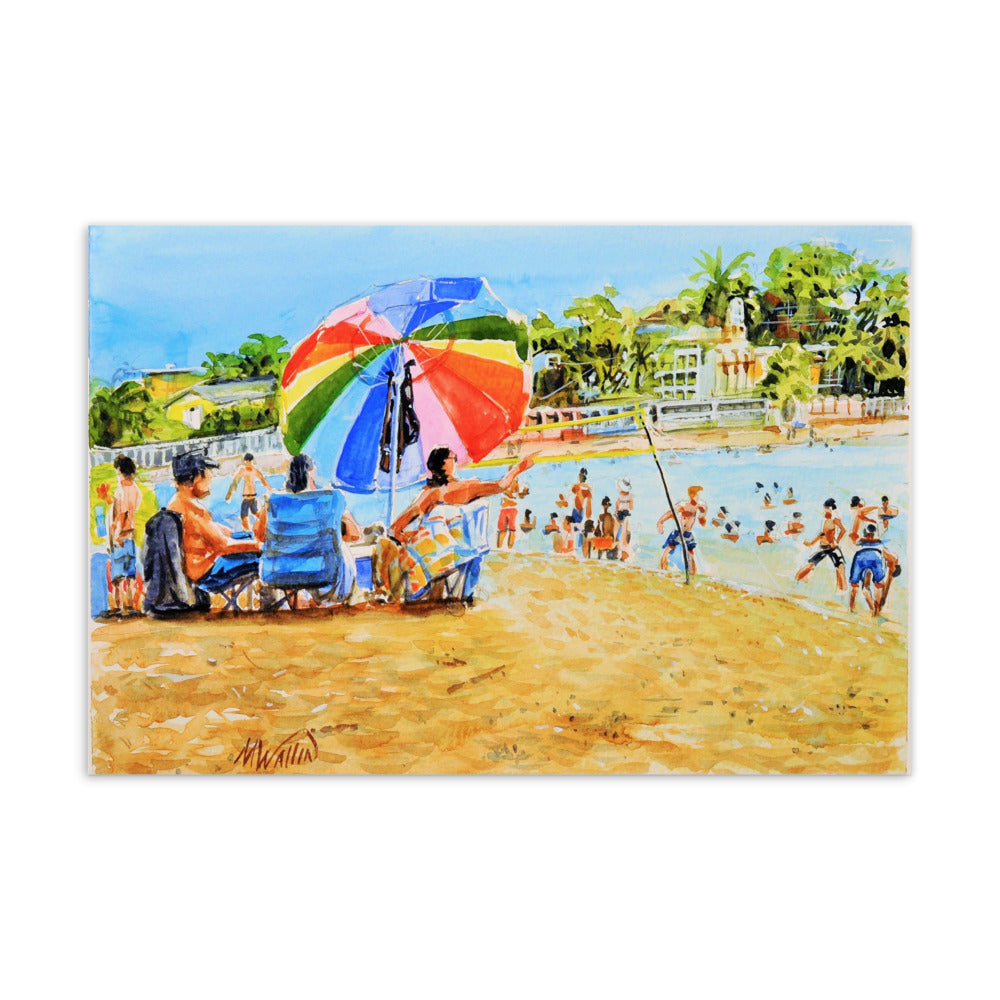 Standard Postcard - BEACH UMBRELLA