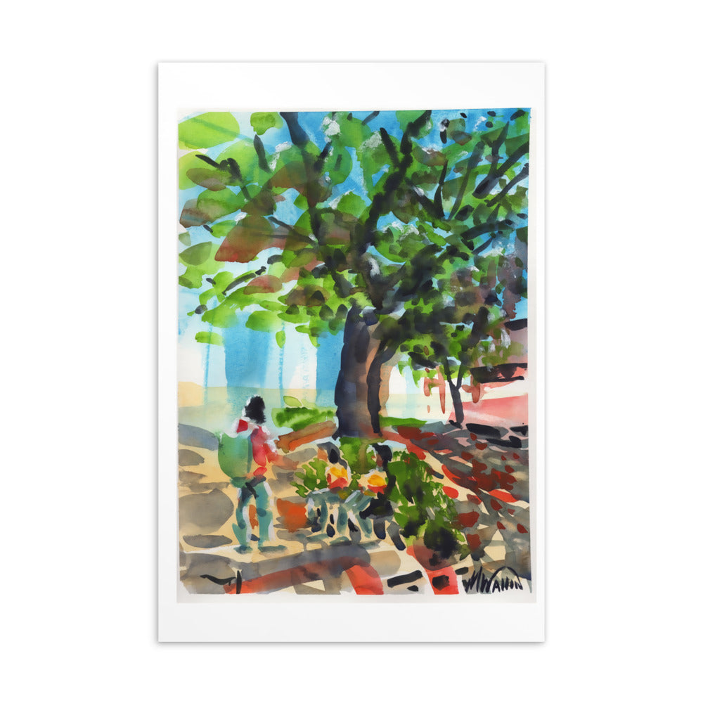 Standard Postcard - TREE GIRLS