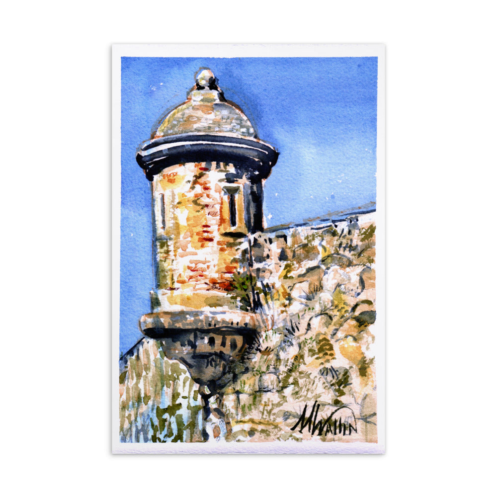 Standard Postcard - EL MORRO TOWER
