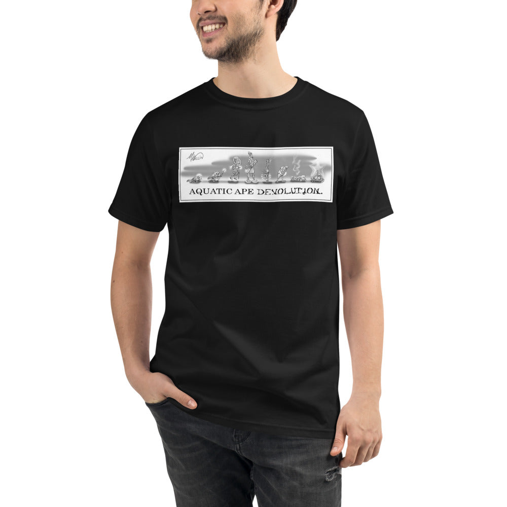 Organic T-Shirt - AQUATIC APE DEVOLUTION