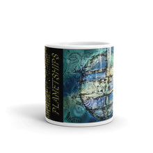 Load image into Gallery viewer, White glossy mug - BLUE BUBBLE PGOLD
