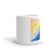 Load image into Gallery viewer, White glossy mug - MOUNTAIN WAVE

