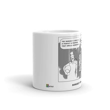 Load image into Gallery viewer, White glossy mug - NANOBOT EMANCIPATION
