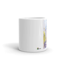 Load image into Gallery viewer, White glossy mug - HOLIDAY LIGHTS SHARP
