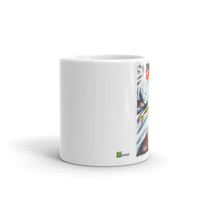 Load image into Gallery viewer, White glossy mug - DANCE OF FEATHERS
