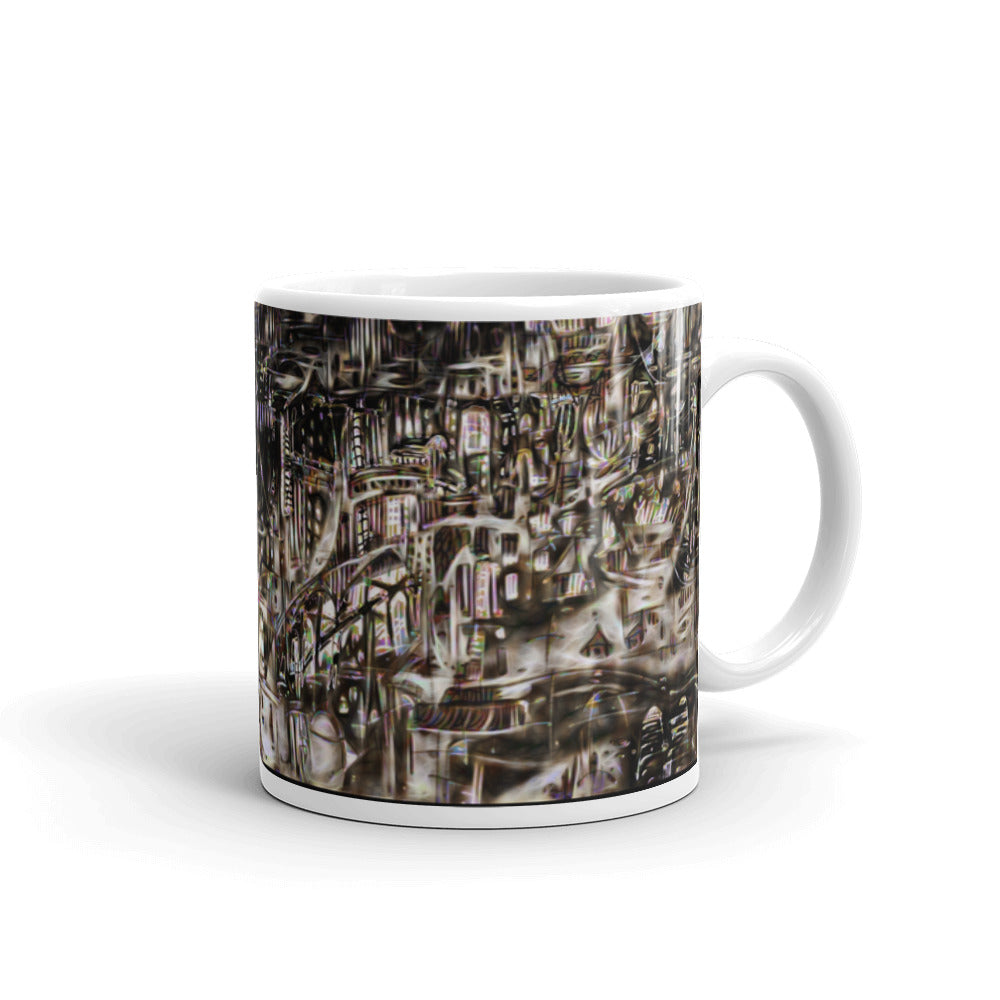 White glossy mug - NEW BERLIN ANTARTICA P