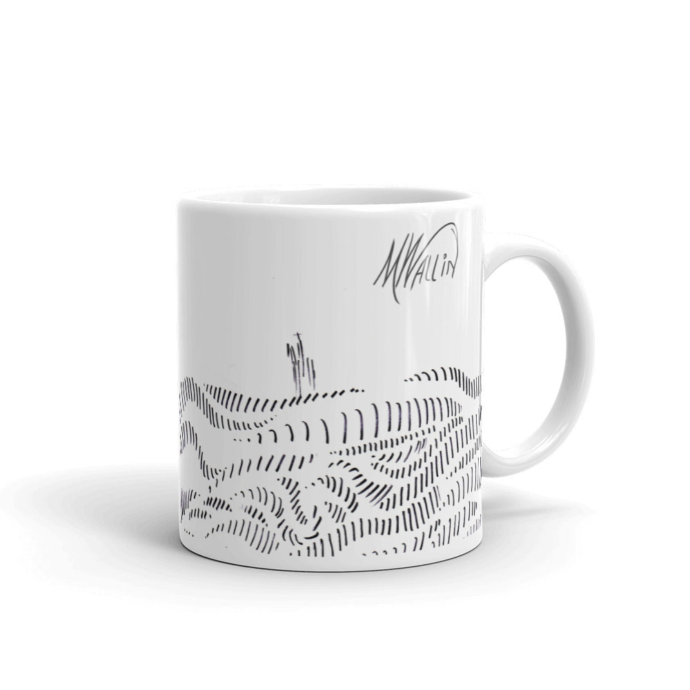 White glossy mug - NOMAD