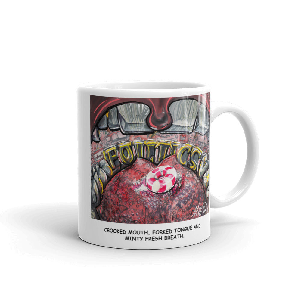 White glossy mug - POLITICS