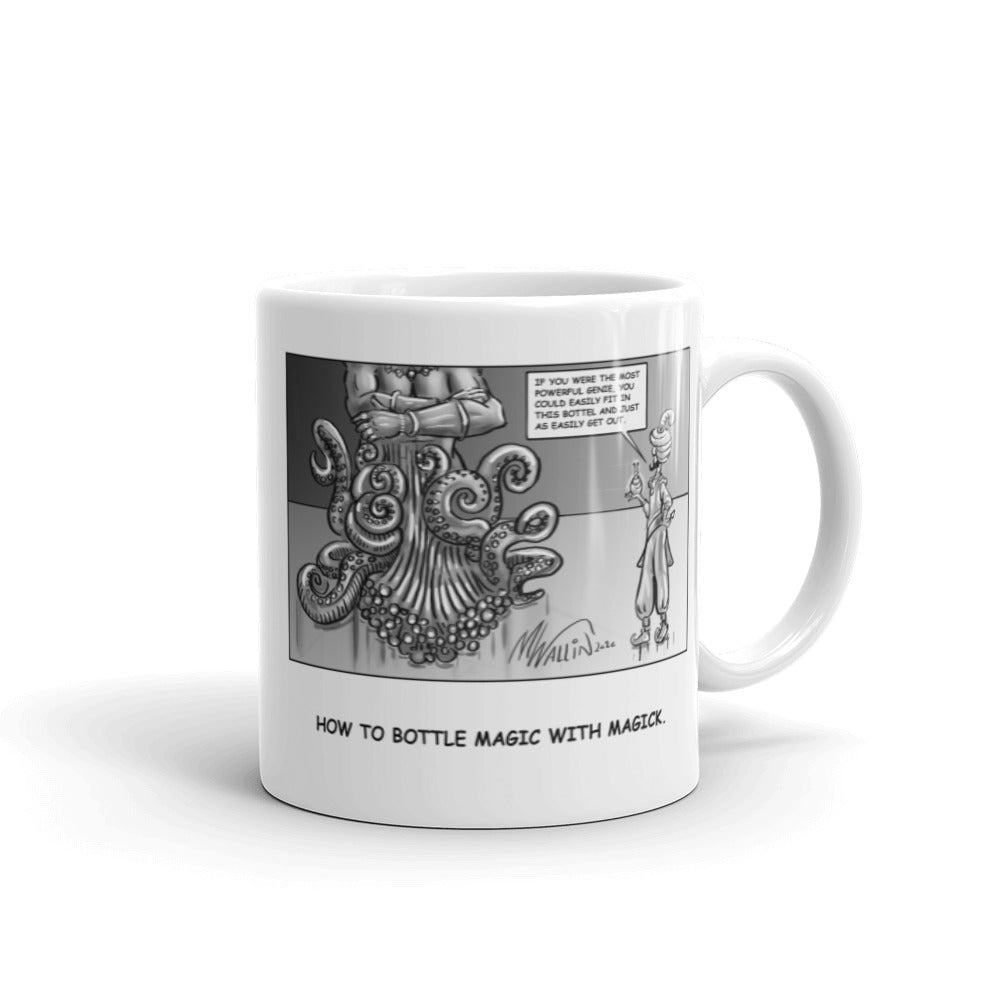 White glossy mug - Magic Vrs Magick