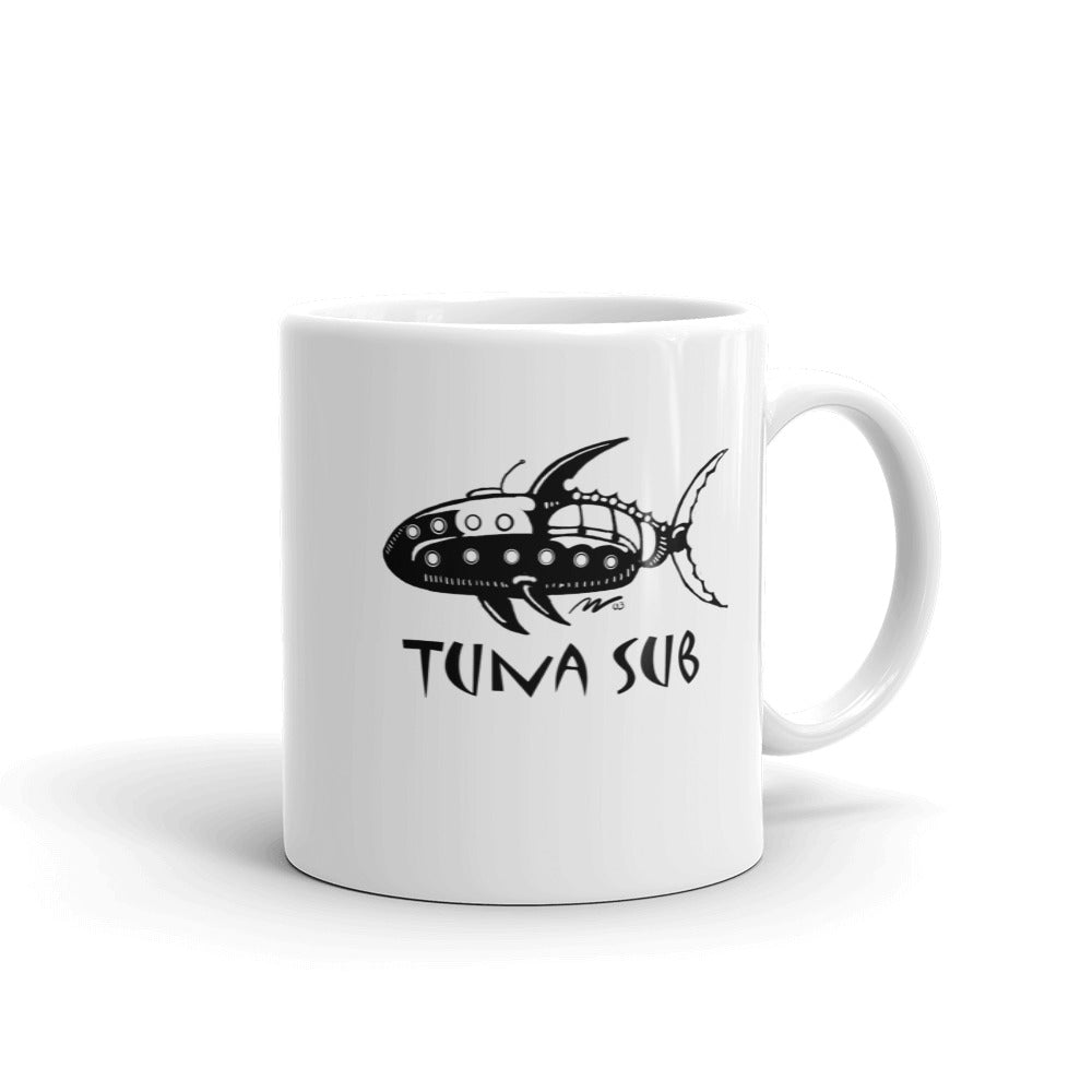 White glossy mug - Tuna Sub