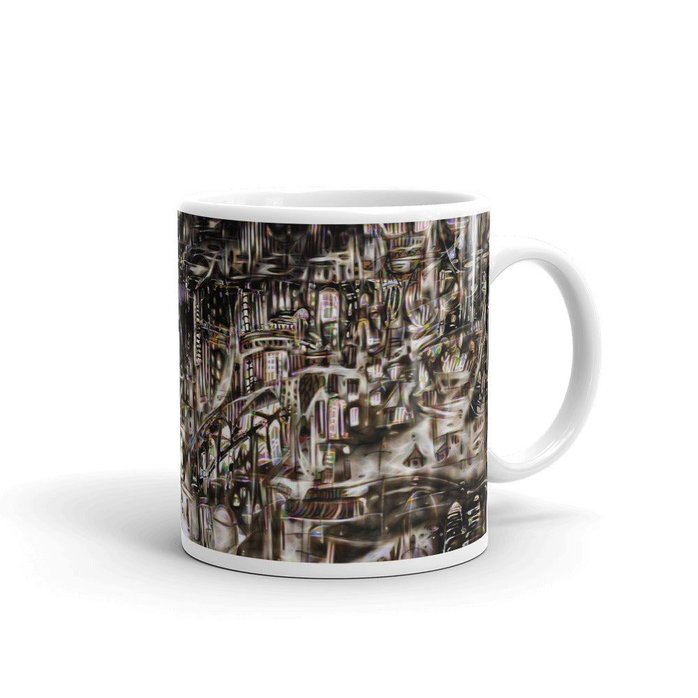 White glossy mug - New Berlin Antarctica