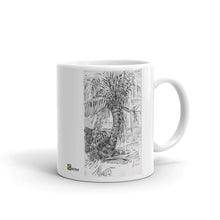 Load image into Gallery viewer, White glossy mug - MESSY PALM
