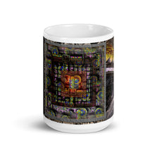 Load image into Gallery viewer, White glossy mug - PLANETSHIPS P logo
