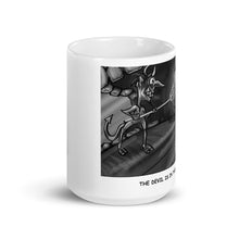 Load image into Gallery viewer, White glossy mug - The Devil Is In The Dessert
