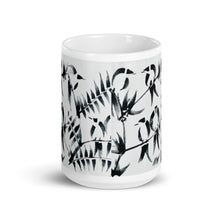 Load image into Gallery viewer, White glossy mug - BIRDS
