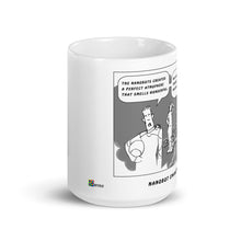 Load image into Gallery viewer, White glossy mug - NANOBOT EMANCIPATION
