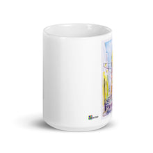 Load image into Gallery viewer, White glossy mug - HOLIDAY LIGHTS SHARP
