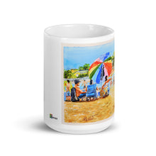 Load image into Gallery viewer, White glossy mug - Beach Umbrella
