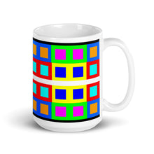 Load image into Gallery viewer, White glossy mug SQ01 X4 PTTRN
