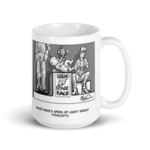 Load image into Gallery viewer, White glossy mug - SPACE FORCE RACE
