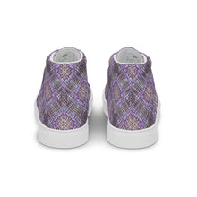 Load image into Gallery viewer, Women’s high top canvas shoes - PILLARS VIOLET
