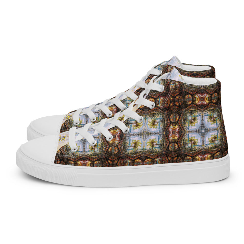Women’s high top canvas shoes - PALMUNDER