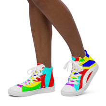Load image into Gallery viewer, Women’s high top canvas shoes - SQA15
