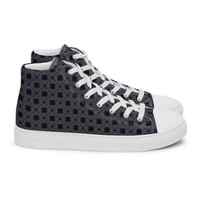 Load image into Gallery viewer, Women’s high top canvas shoes - CHOCOLATE BLUEBERRIES
